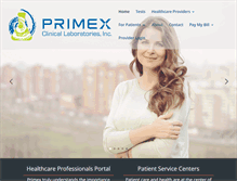 Tablet Screenshot of primexlab.com